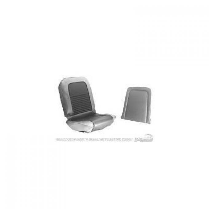 Scott Drake 1967 Ford Mustang Full Set Fastback Upholstery (Black) 67FB-S-FULL-BK