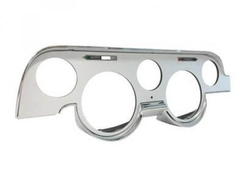 Scott Drake 1967-1968 Ford Mustang Custom Instrument Bezel, Brushed Aluminum C7ZZ-10838-AL