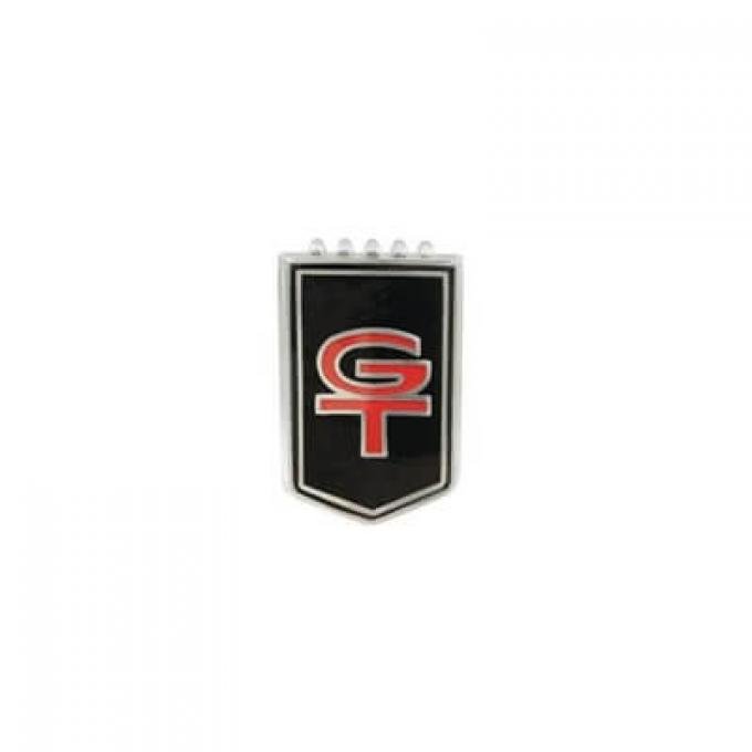 Scott Drake 1965-1966 Ford Mustang Black GT Emblem C5ZZ-16098-BGT