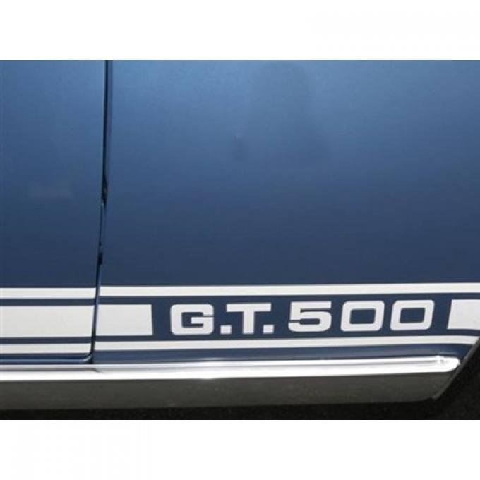 Scott Drake 1967-1968 Ford Mustang Stripe Kit, Shelby GT500, White S7MS-16224-B