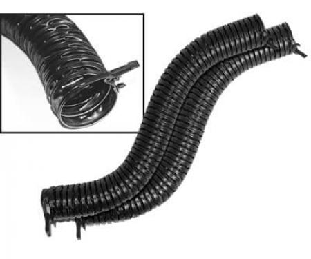 Scott Drake 1967-1968 Ford Mustang Air Conditioning Vent Hoses with Cam-Locks C7ZZ-18556-A-C