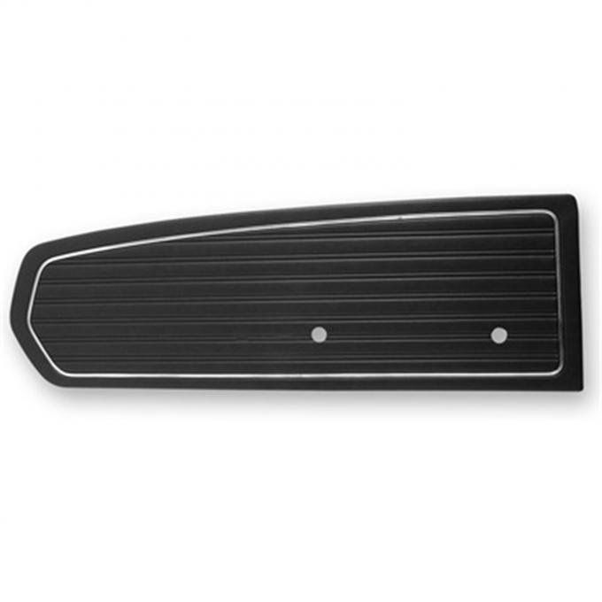 Scott Drake 1968 Ford Mustang 1968 Standard Door Panels (Black) C8ZZ-65239423BK