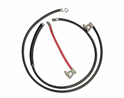 Scott Drake 1967-1970 Ford Mustang 67-70 Heavy Duty Battery Cable Set C7ZZ-14300-HD