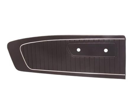 Scott Drake 1964-1965 Ford Mustang 1965 Standard Door Panels (Black) C5ZZ-65239423BK