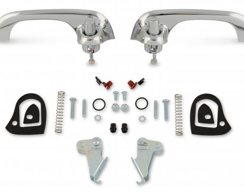 Scott Drake 1967-1968 Ford Mustang Exterior Door Handle Kit Show Quality C7ZZ-6522404-5P