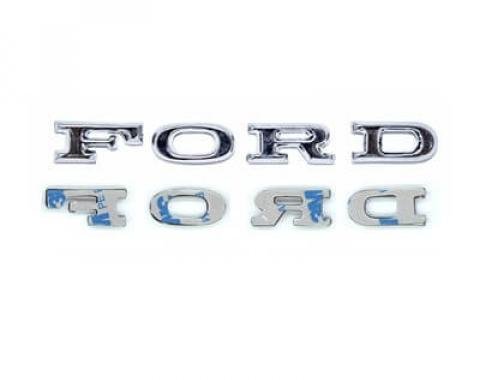 Scott Drake 1967-1968 Ford Mustang 1967 Mustang Adhesive "F-O-R-D" Hood Letters. C7AZ-16606-SK