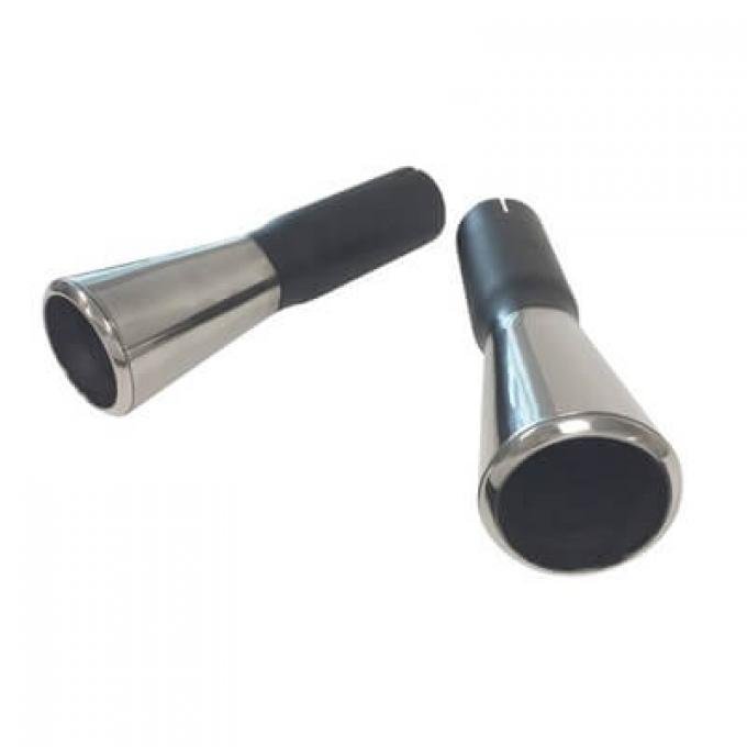Scott Drake 1965-1966 Ford Mustang Max-Flow 1965-66 GT Exhaust Tips C5ZZ-5255-FF