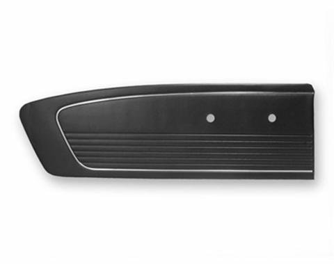 Scott Drake 1966 Ford Mustang 1966 Standard Door Panels (Black) C6ZZ-65239423BK