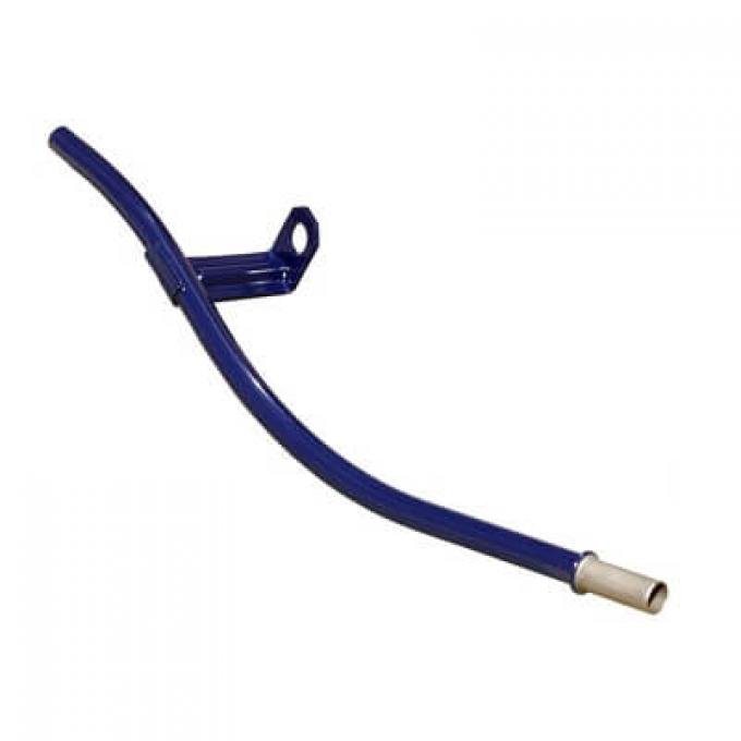 Scott Drake 1968 Ford Mustang 68-69 Oil Dip Stick Tube (Blue, 68: 289, 302; 69: 302) C8AZ-6754-A