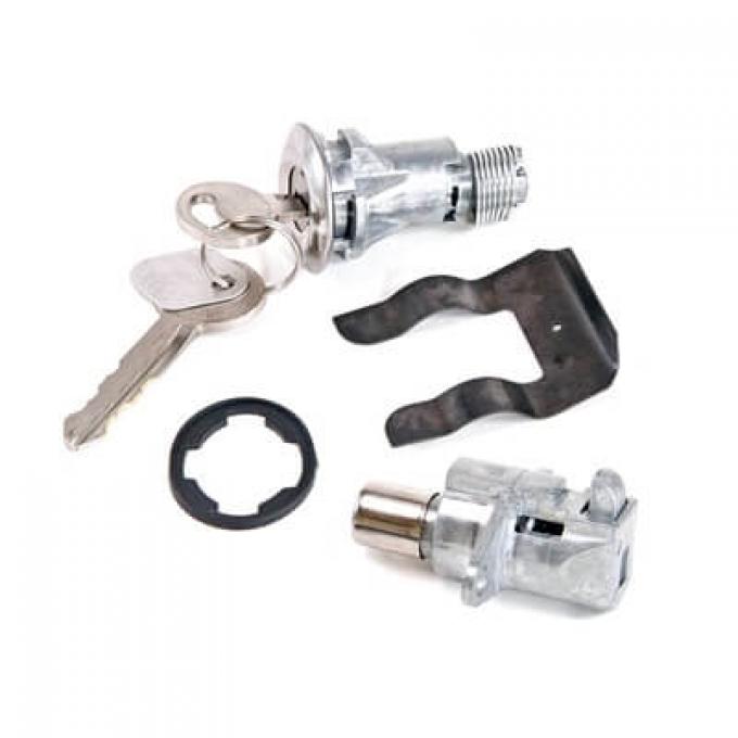 Scott Drake 1967-1968 Ford Mustang Glovebox & Trunk Lock Set C6DZ-6506072-K