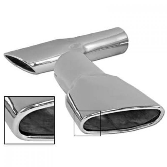 Scott Drake 1970 Ford Mustang Concours Exhaust Tips (Pair) D0ZZ-5255-A