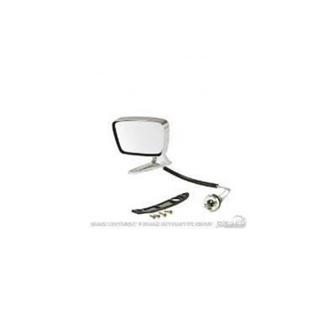 Scott Drake 1967 Ford Mustang Remote Control Mirror Show Quality Driver Side Flat Glass C7AZ-17696-ER