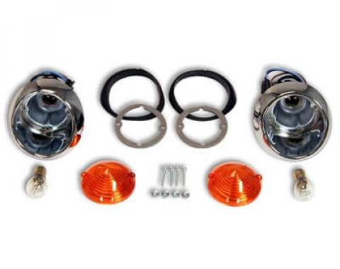 Scott Drake 1964-1966 Ford Mustang Parking Light Kit Concours KIT-ELC-1