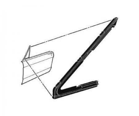 Scott Drake 1964-1966 Ford Mustang Vent Window Seals C5ZZ-6521448-9B