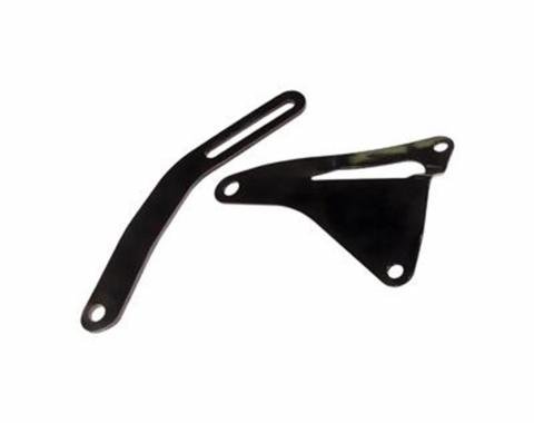 Scott Drake 64-73 Alternator Bracket Set 289-302, Black C5ZZ-10145-51BK