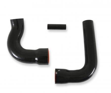 Scott Drake 1967-1970 Ford Mustang Radiator Hose Set Black Silicone C7ZE-8260-86-BK