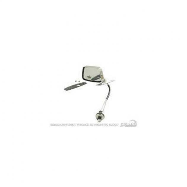 Atech Chrome Remote Mirrors – 1967-1968 Ford Mustang Coupe/FB/Convertible, LH & RH Pair