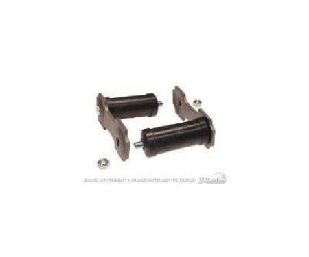 Scott Drake 1964-1965 Ford Mustang 64-65 Shackle Kit (Gray, Dual Exhaust 9/16" Rods) C5ZZ-5776-GT