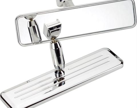 Mirror, Rear View, Billet Ball Milled, Ford, 1960-1979