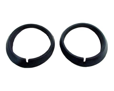 Metro Moulded Parts 1965-1966 Ford Mustang Park Light Mounting Base Pads. 3-3/4" O.d., 3" I.d. Pair MP 1052-C