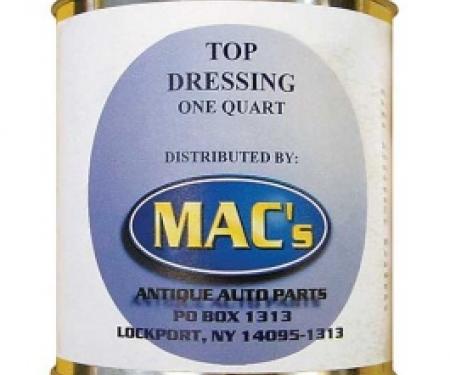 Vinyl Top Dressing, Black, 1 Quart Can