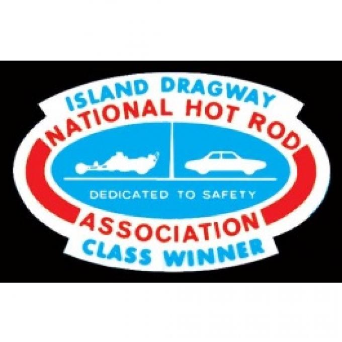 Decal, Island Dragway NHRA Class Winner
