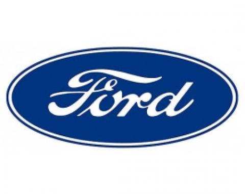 Decal, Ford Oval, 17 Long, White Background