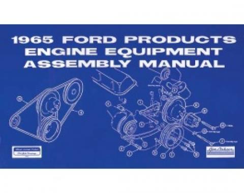 All Ford Products Engine Equipment Assembly Manual, 33 Pages, 1965