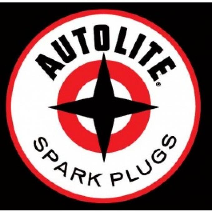 Decal, Autolite Sparkplug Circle, 4, 1955-57