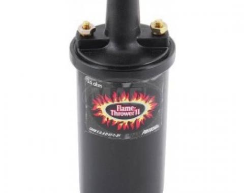 Flame Thrower Coil, For 6-Volt Systems, .6 OHMS Resistance, Black, 1955