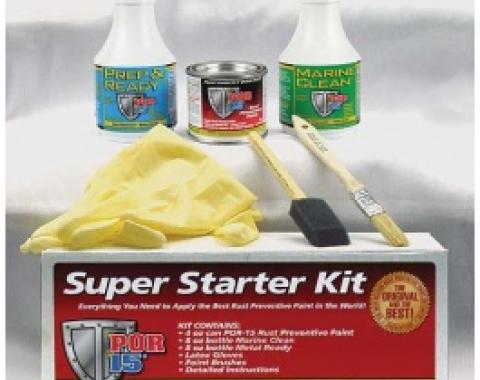 POR-15 Super Starter Kit, Gloss Black