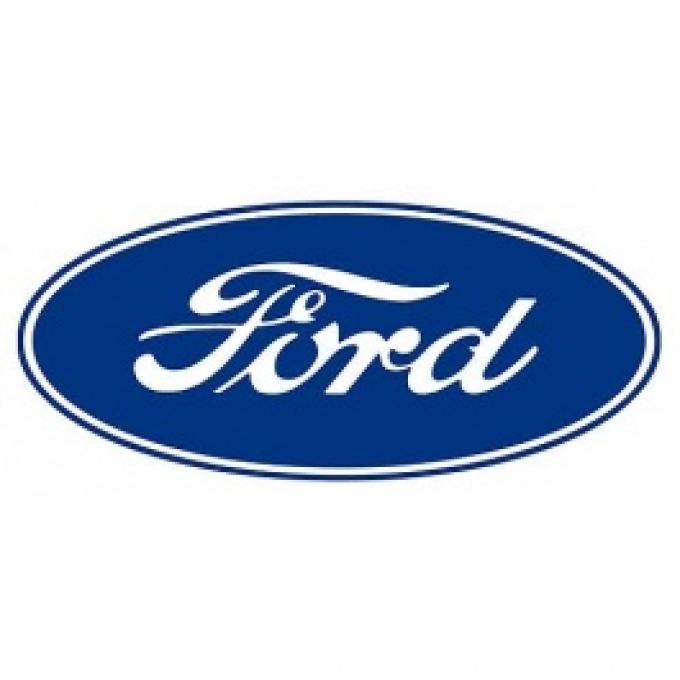 Decal, Ford Oval, 6-1/2 Long, White Background