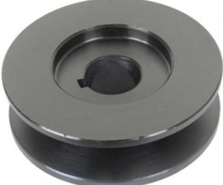 PowerGen Replacement Pulley, For 1/2 Belt, Powder-Coated Black Finish, 1955-57