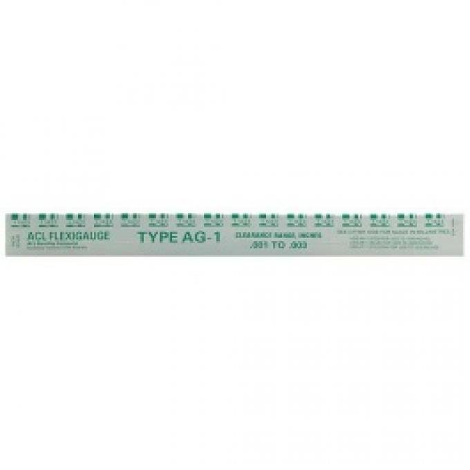 Plastigage, Range .001-.003, Green