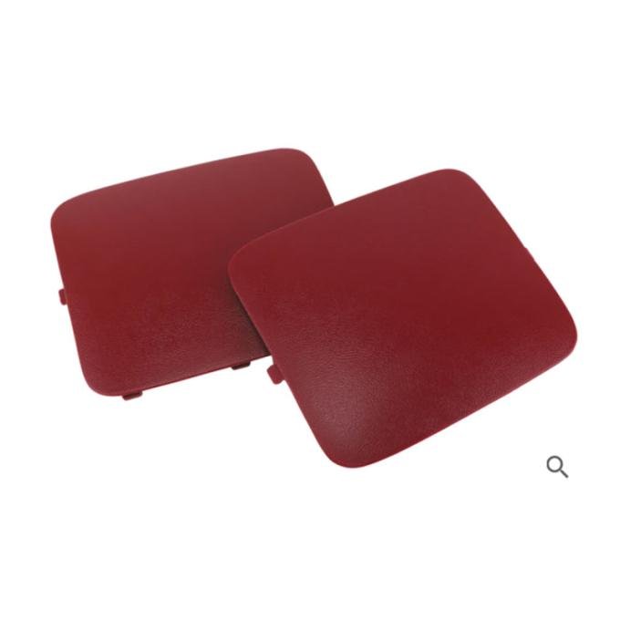 Daniel Carpenter 1987-89 Hatchback Shock Access Hole Covers - Red E7ZZ-6131228-R