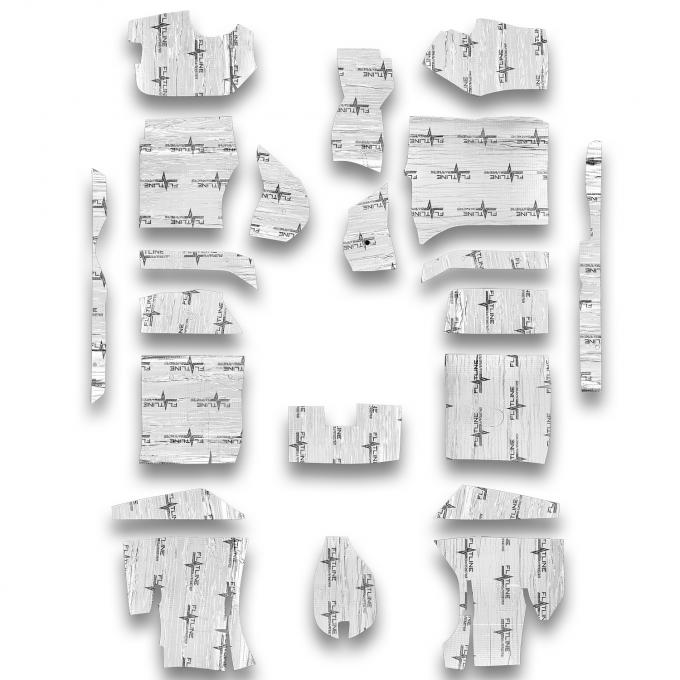 Flatline Barriers 1979-93 Ford Mustang Floor Insulation and Sound Dampening Kit TABZ6017