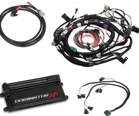 Holley EFI Dominator EFI Kit, Ford, COP Main Harness, with Coil on Plug Main and Sub Harness with EV1 Injector Harness 550-655