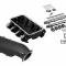 Holley EFI Holley Lo-Ram Manifold Kit Dual Injector- Black, GM LS3/L92 300-683BK