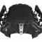 Holley EFI Holley Ultra Lo-Ram Manifold Kit Single Injector- Black, GM LS3/L92 300-680BK