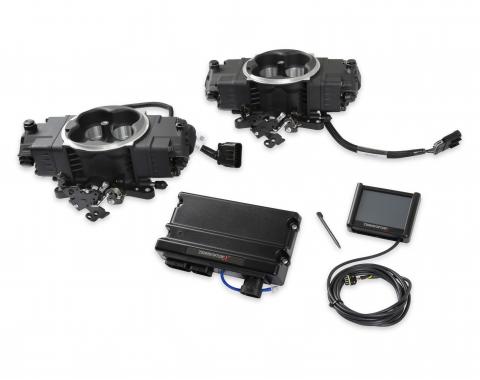 Holley EFI Terminator X Stealth 4150 2x4, Black 550-1075