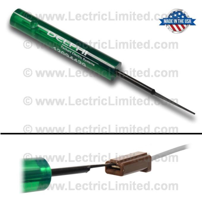 Lectric Limited 1929-2012 American Motors / Buick / Cadillac / Chevrolet / Chrysler / DeSoto / Dodge / Ford / GMC / Jeep / Mercury / Oldsmobile / Plymouth / Pontiac / Studebaker Terminal Removal Tool 12094429