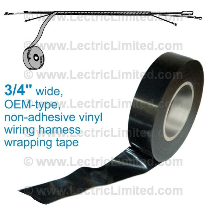 Lectric Limited 1929-2012 American Motors / Buick / Cadillac / Chevrolet / Chrysler / DeSoto / Dodge / Ford / GMC / Jeep / Mercury / Oldsmobile / Plymouth / Pontiac / Studebaker Harness Tape R58272S
