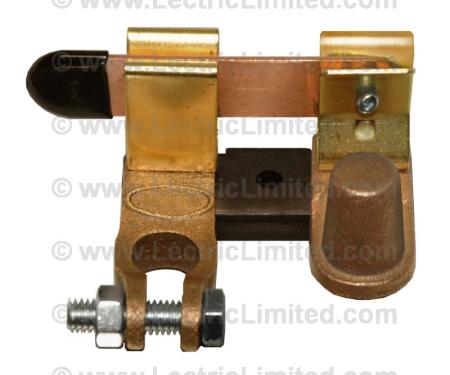 Lectric Limited 1929-2012 American Motors / Buick / Cadillac / Chevrolet / Chrysler / DeSoto / Dodge / Ford / GMC / Jeep / Mercury / Oldsmobile / Plymouth / Pontiac / Studebaker / Volkswagen Battery Quick-Disconnect Knife-Blade Type: Top Post Battery BBDC301
