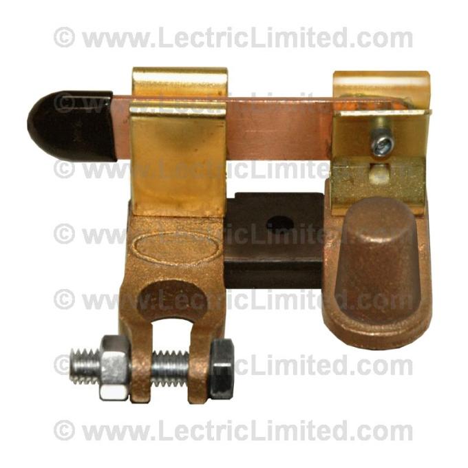 Lectric Limited 1929-2012 American Motors / Buick / Cadillac / Chevrolet / Chrysler / DeSoto / Dodge / Ford / GMC / Jeep / Mercury / Oldsmobile / Plymouth / Pontiac / Studebaker / Volkswagen Battery Quick-Disconnect Knife-Blade Type: Top Post Battery BBDC301