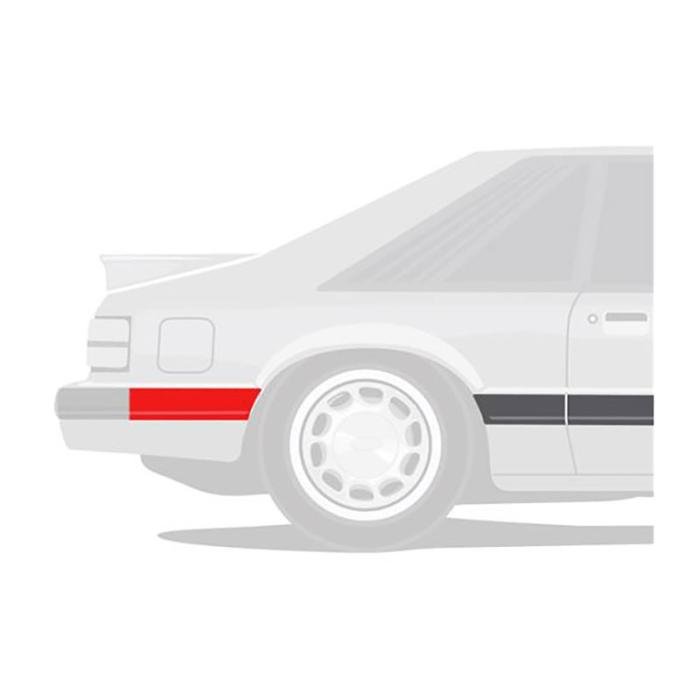 Daniel Carpenter 198586 Rear of Quarter Body Moulding RH E5ZZ6129038