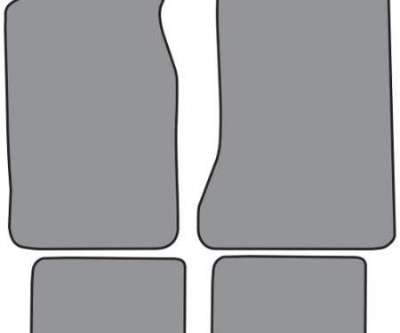 ACC 1970-1973 Mercury Cougar Floor Mat 4pc (FM411F FM18R) Nylon