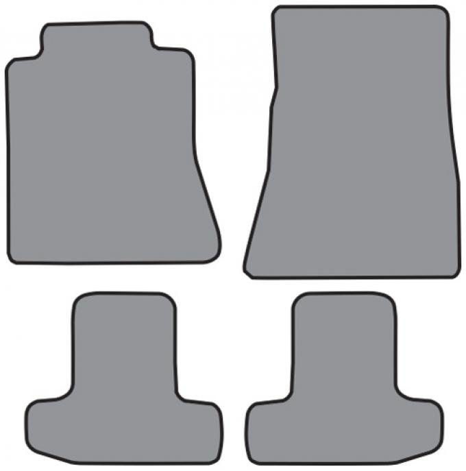 ACC 2015-2023 Ford Mustang Floor Mat 4pc (FM358 FM358R) Cutpile