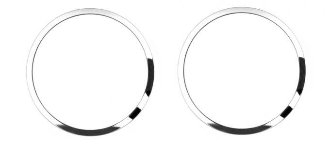 American Car Craft 2015-2016 Ford Mustang Door Speaker Satin Trim 2pc 271043