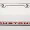 Mustang License Plate Frame with "MUSTANG" Lettering in 2010-2013 Style 272015