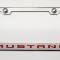 Mustang License Plate Frame with "MUSTANG" Lettering in 2010-2013 Style 272015